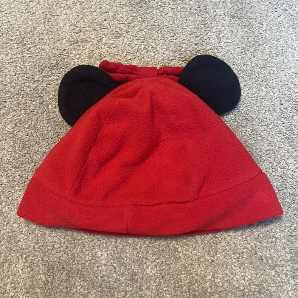 Walt Disney World Minnie Mouse Red Toddler Fleece Beanie